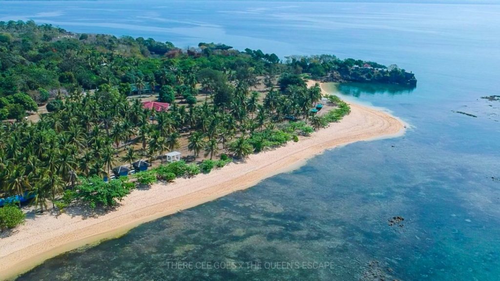 Aerial view of Balinmanok Cove