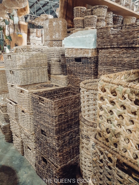 Rattan baskets for the members of Team Kahoy!