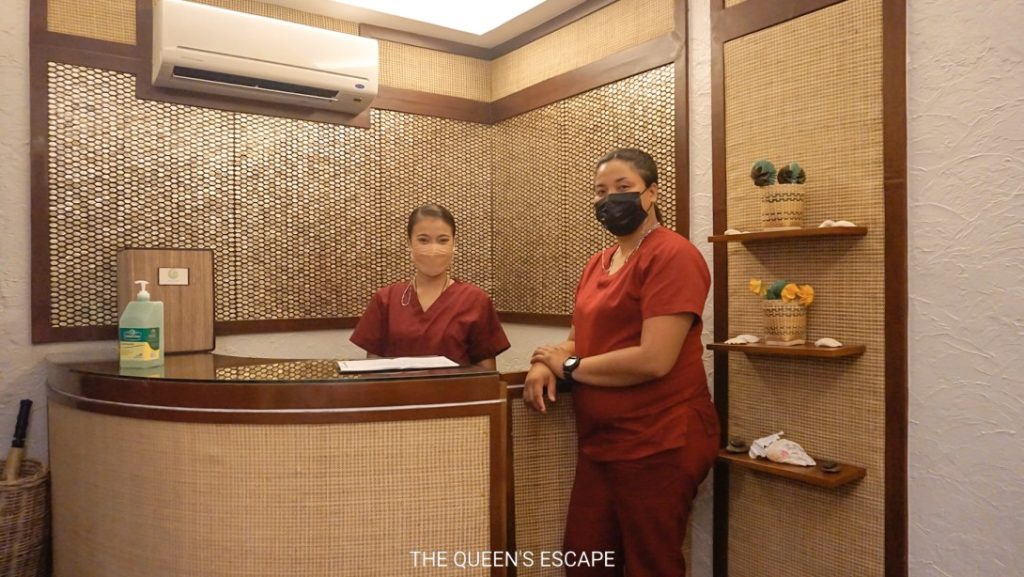 the very accommodating staff/ masseuse in Alon Spa of Bacau Bay Resort