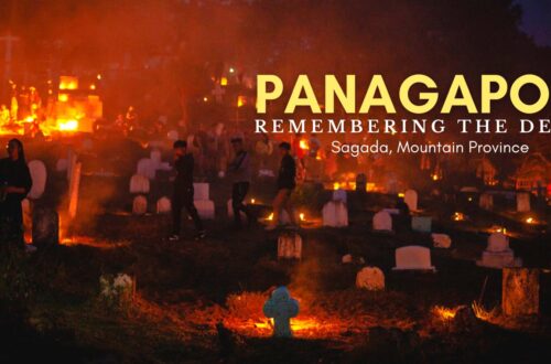 Sagada's Panagapoy is a tradition of burning pine twigs in the cemetery